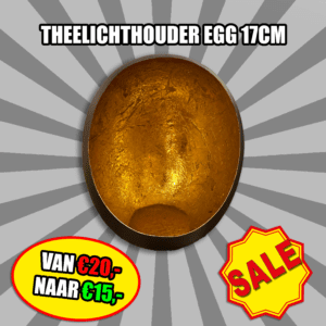 Theelichthouder Egg