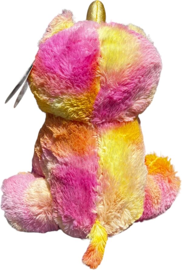 Miri Knuffeldier Unicorn Eenhoorn Tie Dye 27 cm